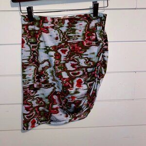 Open Edit Tie Dye  High-Slit Skort (XS) Stretchy Comfy